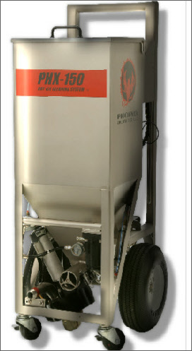 phx-150 series dry ice blaster from cool blast equipment