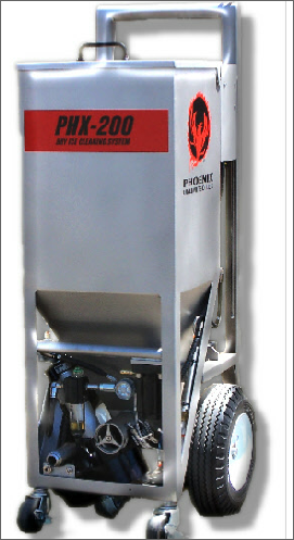 phx-200 high pressure dry ice blaster from cool blast equipment