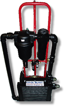 cool & dry 200 air dryer aftercooler for dry ice blasting equipment